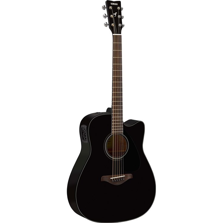 Yamaha FGX800C BL Acoustic Guitar - Black | Jack's On Queen