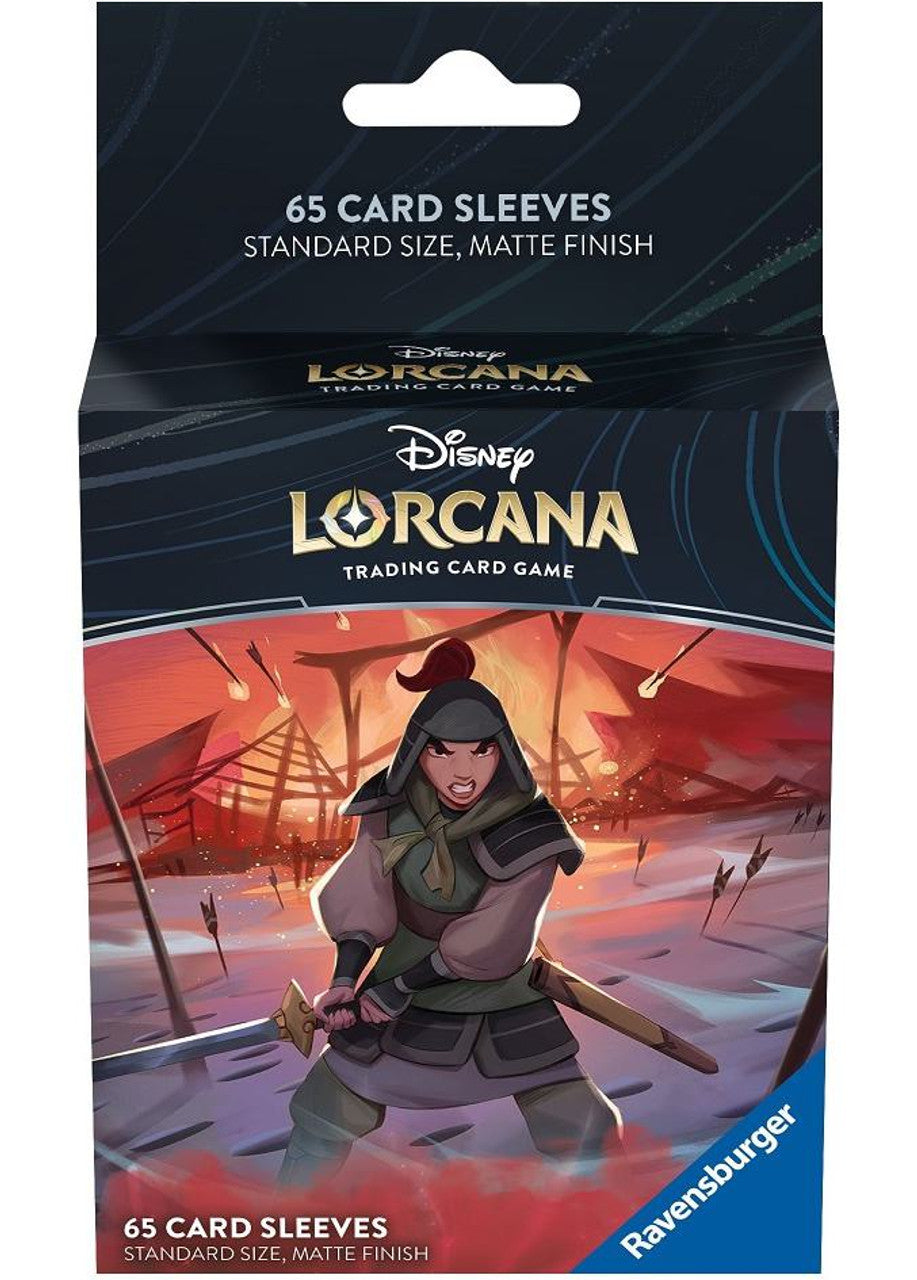 DISNEY LORCANA RISE OF THE FLOODBORN Mulan Sleeve Pack B 65CT | Jack's On Queen