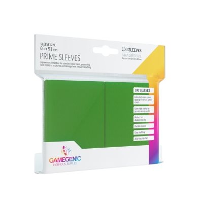 Gamegenic Prime Sleeves - Green | Jack's On Queen