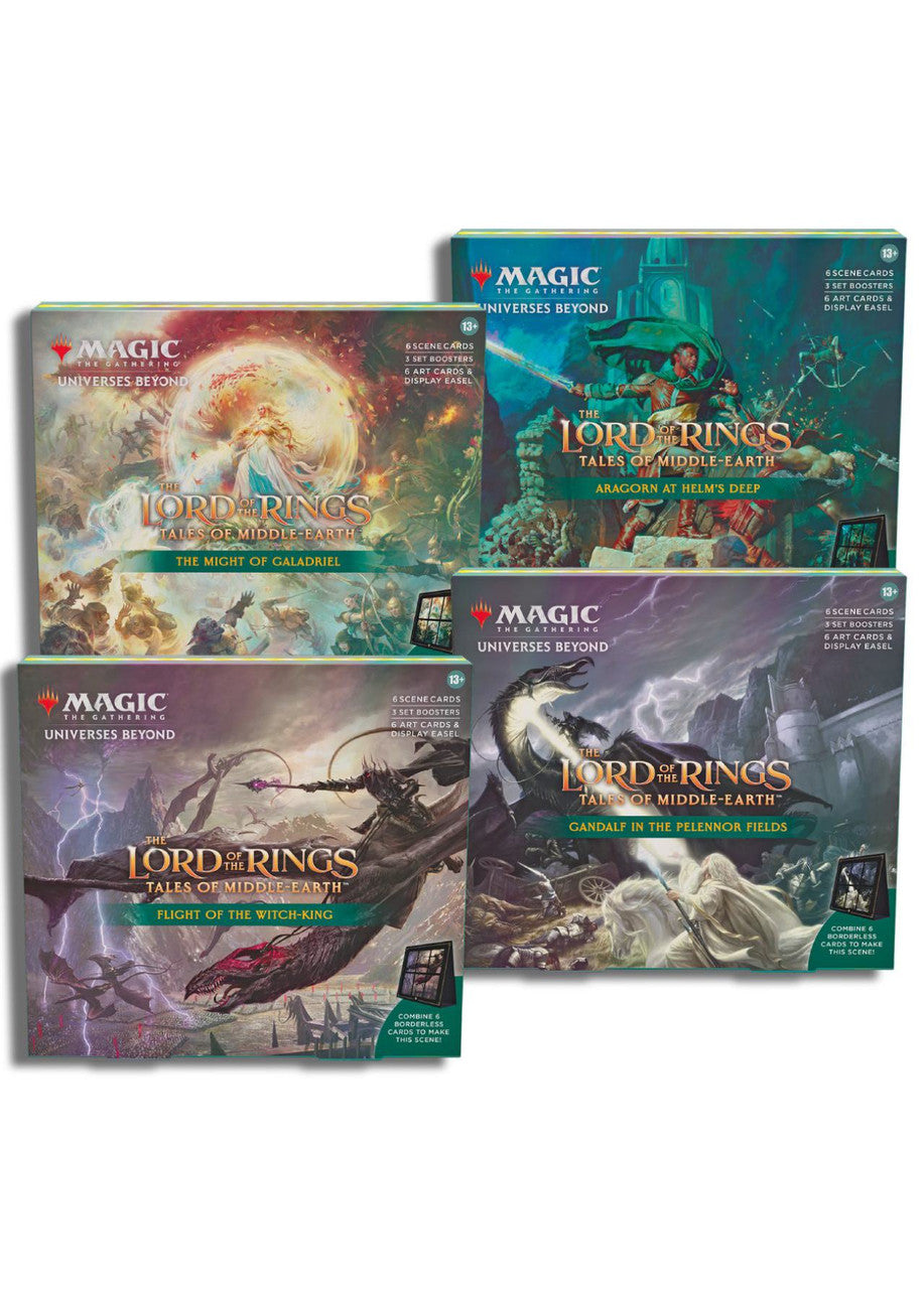 MTG Lord of the Rings Holiday Scene Box - Set of 4 | Jack's On Queen
