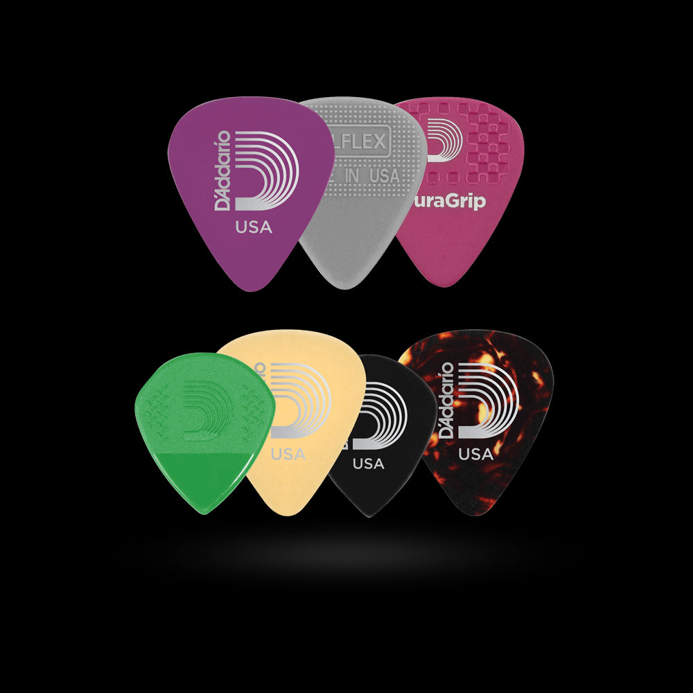 D'Addario  GUITAR PICK VARIETY PACK Heavy Gauge, 7-Pack 1XVP6-5 | Jack's On Queen