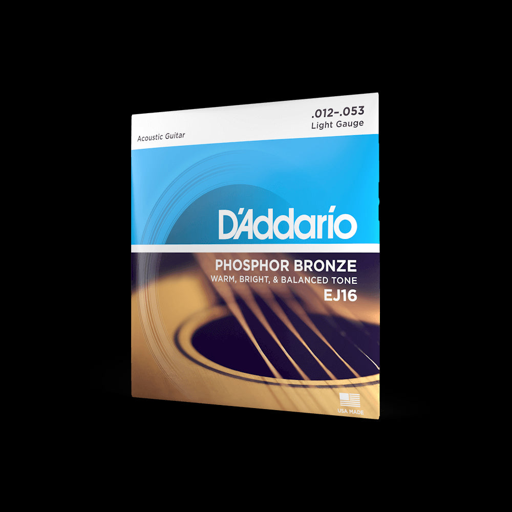 12-53 Light Acoustic Guitar Strings EJ16 | Jack's On Queen