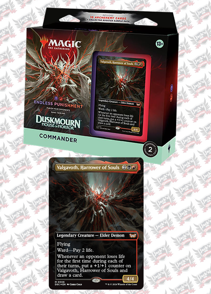 endless punishment mtg commander deck Duskmourn: House of Horror Commander Deck