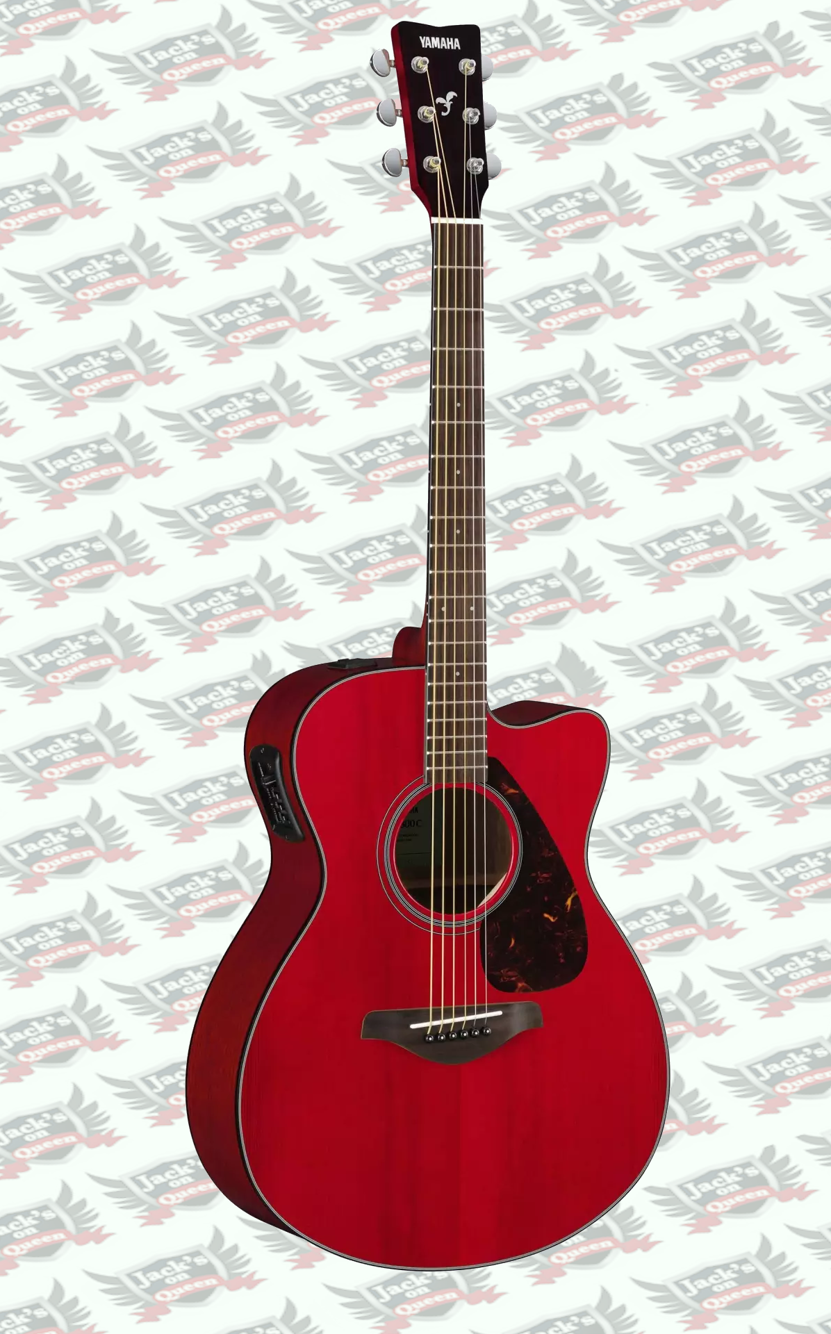 Yamaha FSX800c Ruby Red Acoustic Guitar | Jack's On Queen