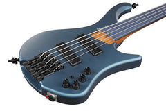 Ibanez EHB1005FAOM Arctic Ocean Matte Headless & Fretless Bass | Jack's On Queen