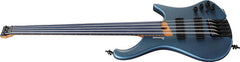 Ibanez EHB1005FAOM Arctic Ocean Matte Headless & Fretless Bass | Jack's On Queen
