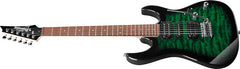 IBANEZ GRX70QA TEB - Electric Guitar - Transparent Emerald Burst | Jack's On Queen