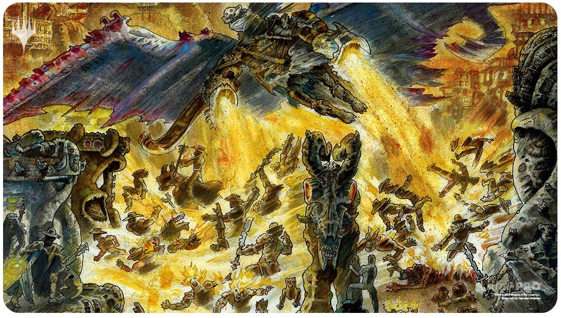 UP Playmat MTG OUTLAWS OF THUNDER JUNCTION BLACK | Jack's On Queen