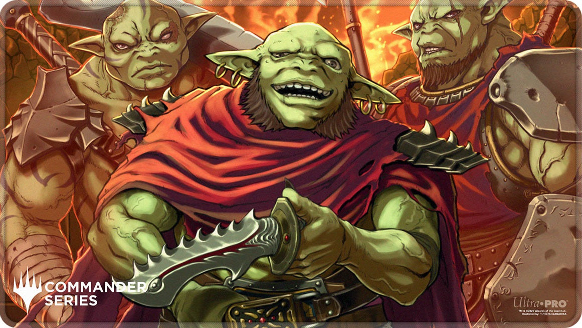 UP PLAYMAT MTG COMMANDER SERIES FAN VOTE 1 KRENKO STITCHED - PREORDER | Jack's On Queen