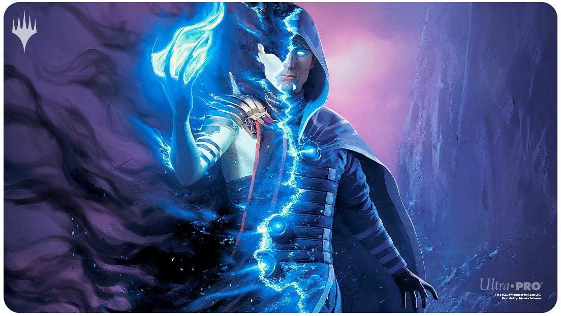 UP Playmat MTG OUTLAWS OF THUNDER JUNCTION BLUE 1 | Jack's On Queen