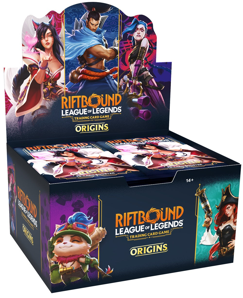 RIFTBOUND LEAGUE OF LEGENDS TCG ORIGINS BOOSTER DISPLAY | Jack's On Queen