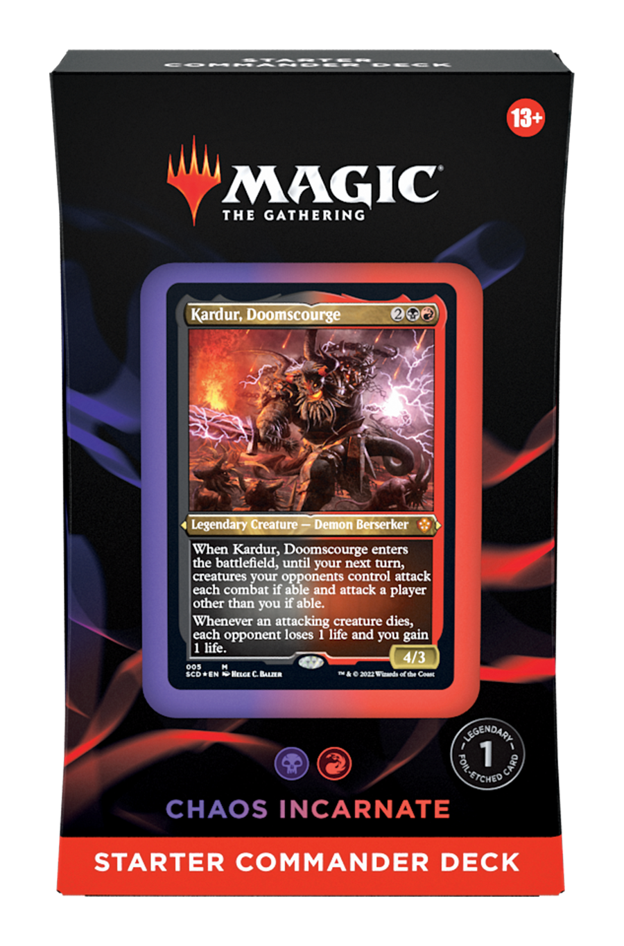 MTG STARTER COMMANDER DECK - CHAOS INCARNATE | Jack's On Queen