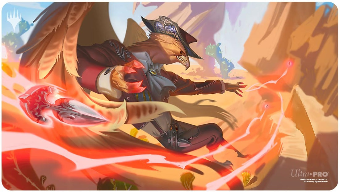 UP Playmat MTG OUTLAWS OF THUNDER JUNCTION RED | Jack's On Queen
