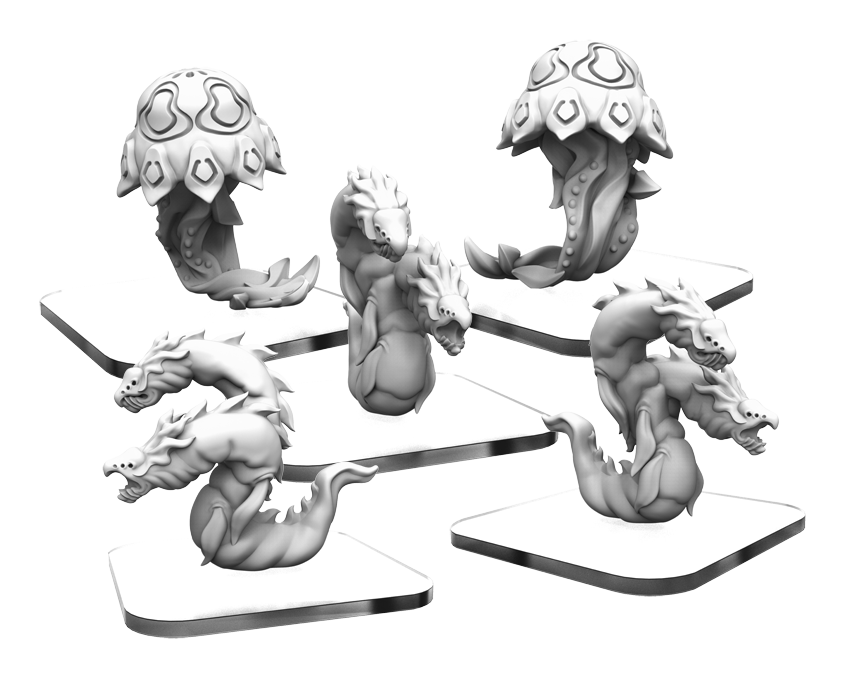 OCEAN HYDRAS & MAN-O-WARS TRITONS | Jack's On Queen