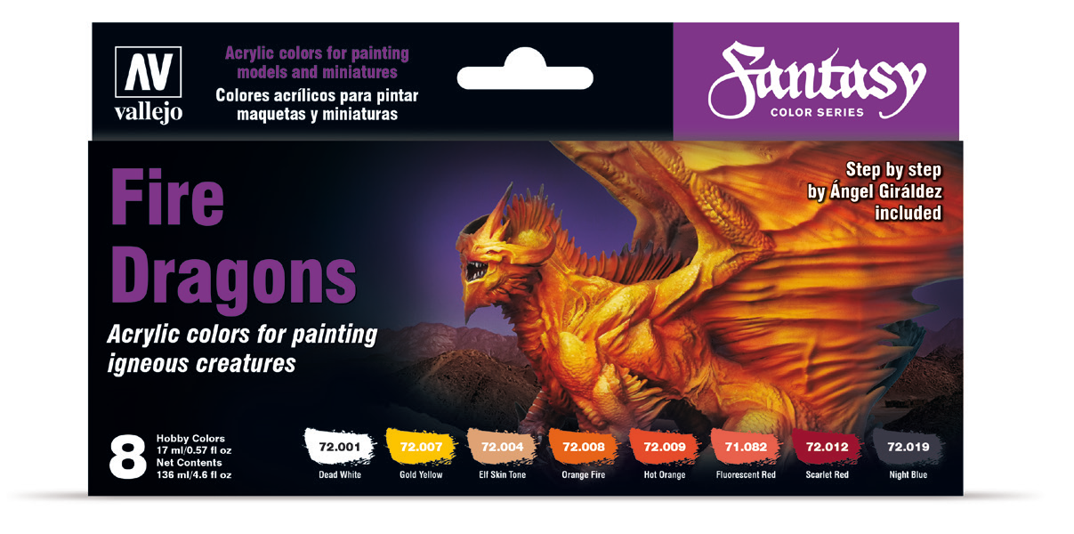 VALLEJO: FANTASY COLOR SERIES FIRE DRAGONS | Jack's On Queen