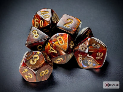 Chessex 7-DIE SET Mini Scarab CHX20419 | Jack's On Queen