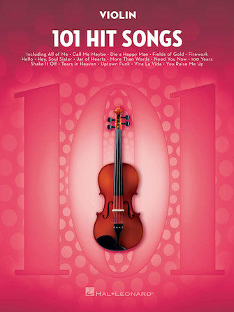 101 Hit Songs for Violin - 197188 | Jack's On Queen