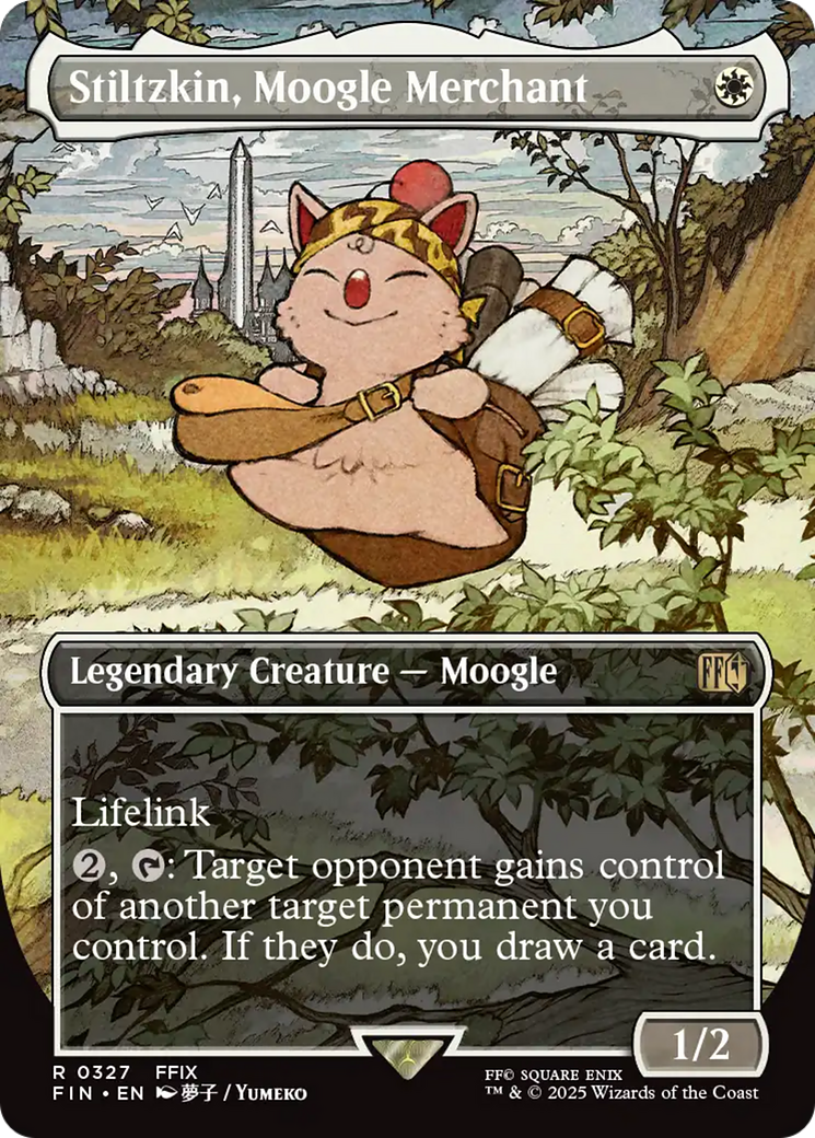 Stiltzkin, Moogle Merchant (Borderless) [FINAL FANTASY] | Jack's On Queen