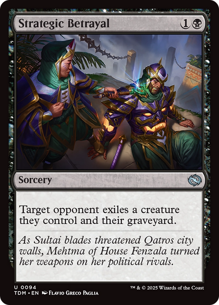 Strategic Betrayal [Tarkir: Dragonstorm] | Jack's On Queen