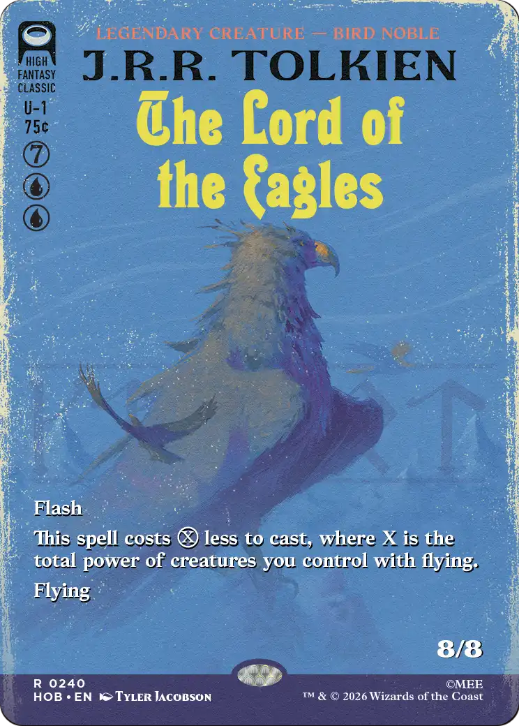 The Lord of the Eagles (Borderless) [The Hobbit] | Jack's On Queen