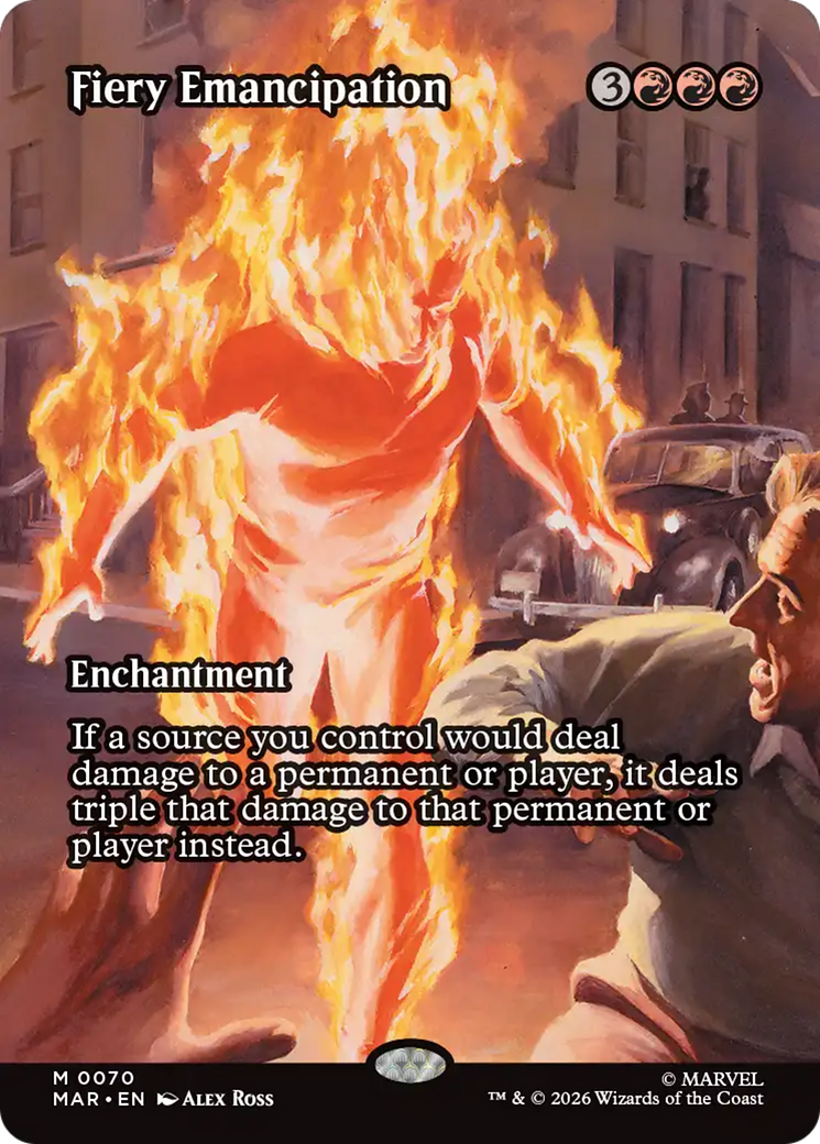 Fiery Emancipation (Borderless) [Marvel Universe: Eternal-Legal] | Jack's On Queen