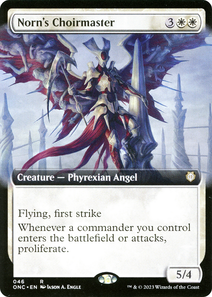 Norn's Choirmaster (Extended Art) [Phyrexia: All Will Be One Commander] | Jack's On Queen