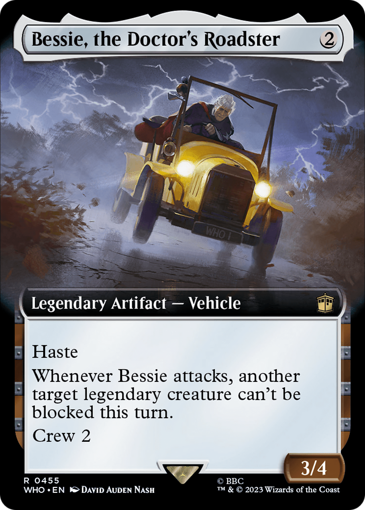 Bessie, the Doctor's Roadster (Extended Art) [Doctor Who] | Jack's On Queen