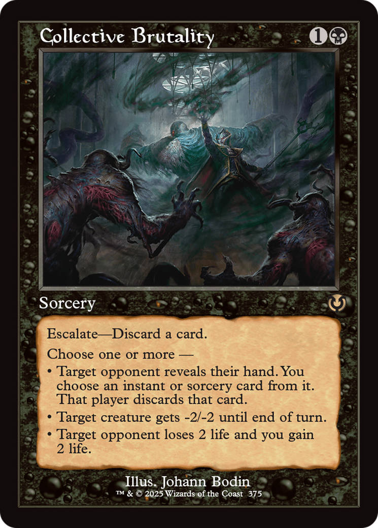 Collective Brutality (Retro Frame) [Innistrad Remastered] | Jack's On Queen