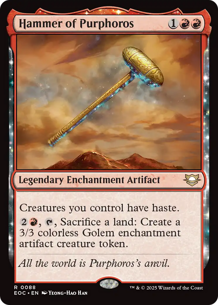 Hammer of Purphoros [Edge of Eternities Commander] | Jack's On Queen