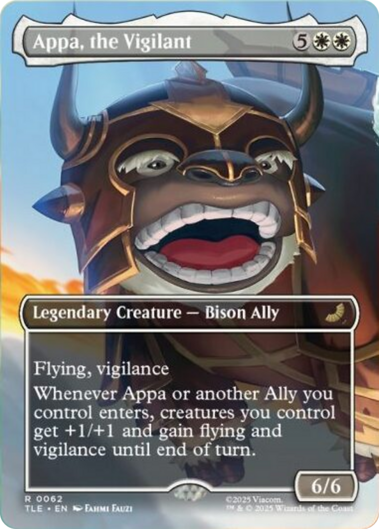 Appa, the Vigilant (Borderless) [Avatar: The Last Airbender: Eternal-Legal] | Jack's On Queen