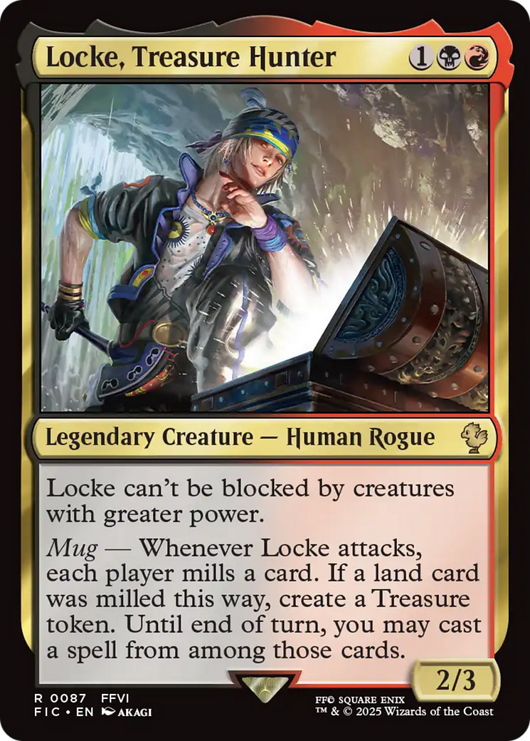 Locke, Treasure Hunter [FINAL FANTASY Commander] | Jack's On Queen