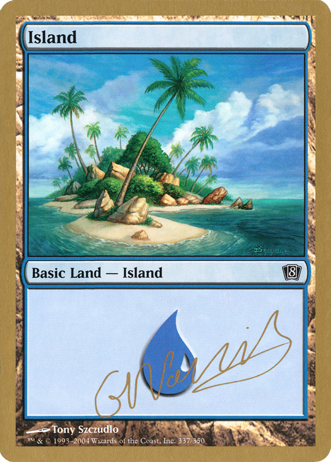 Island (gn337) (Gabriel Nassif) [World Championship Decks 2004] | Jack's On Queen