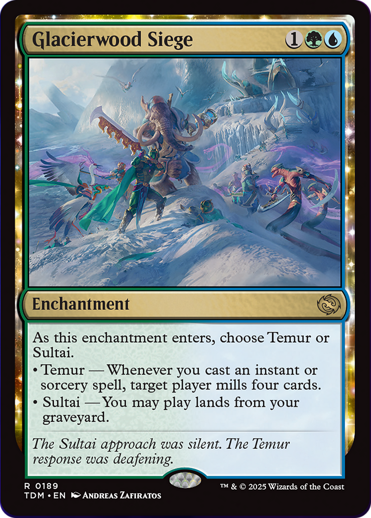 Glacierwood Siege [Tarkir: Dragonstorm] | Jack's On Queen