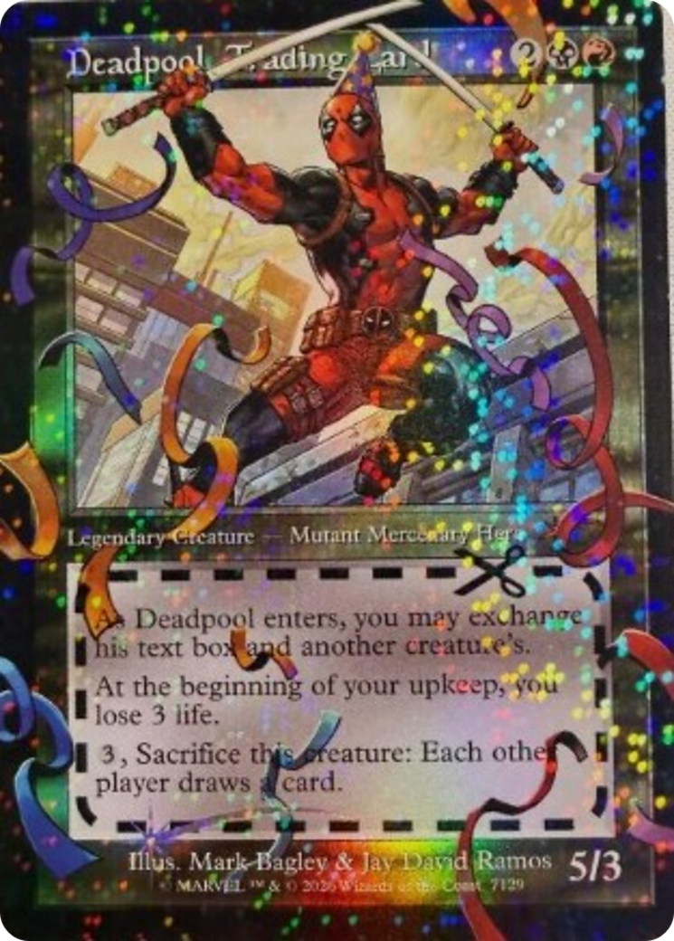 Deadpool, Trading Card (7127) [Secret Lair Drop Series] | Jack's On Queen