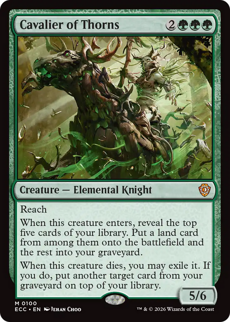 Cavalier of Thorns [Lorwyn Eclipsed Commander] | Jack's On Queen