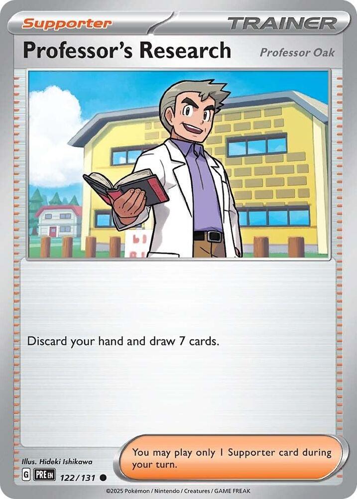 Professor's Research (122/131) [Professor Oak] [Scarlet & Violet: Prismatic Evolutions] | Jack's On Queen