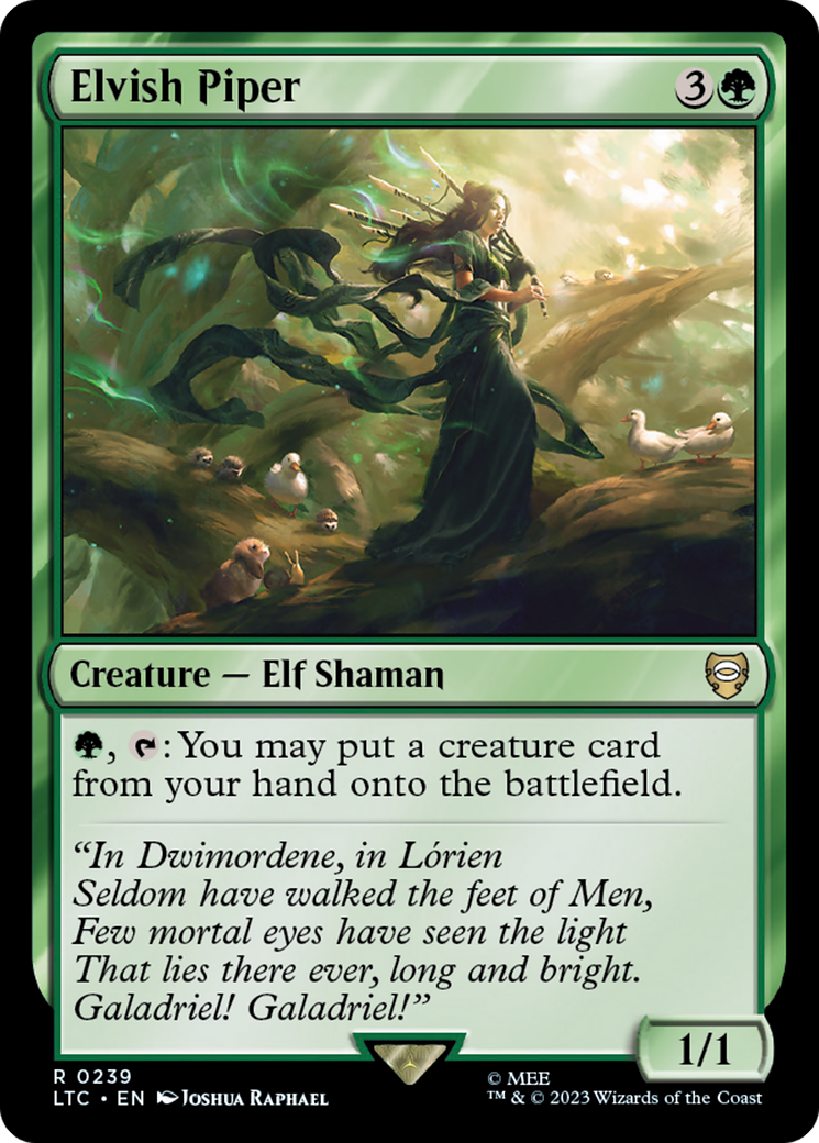 Elvish Piper [The Lord of the Rings: Tales of Middle-Earth Commander] | Jack's On Queen