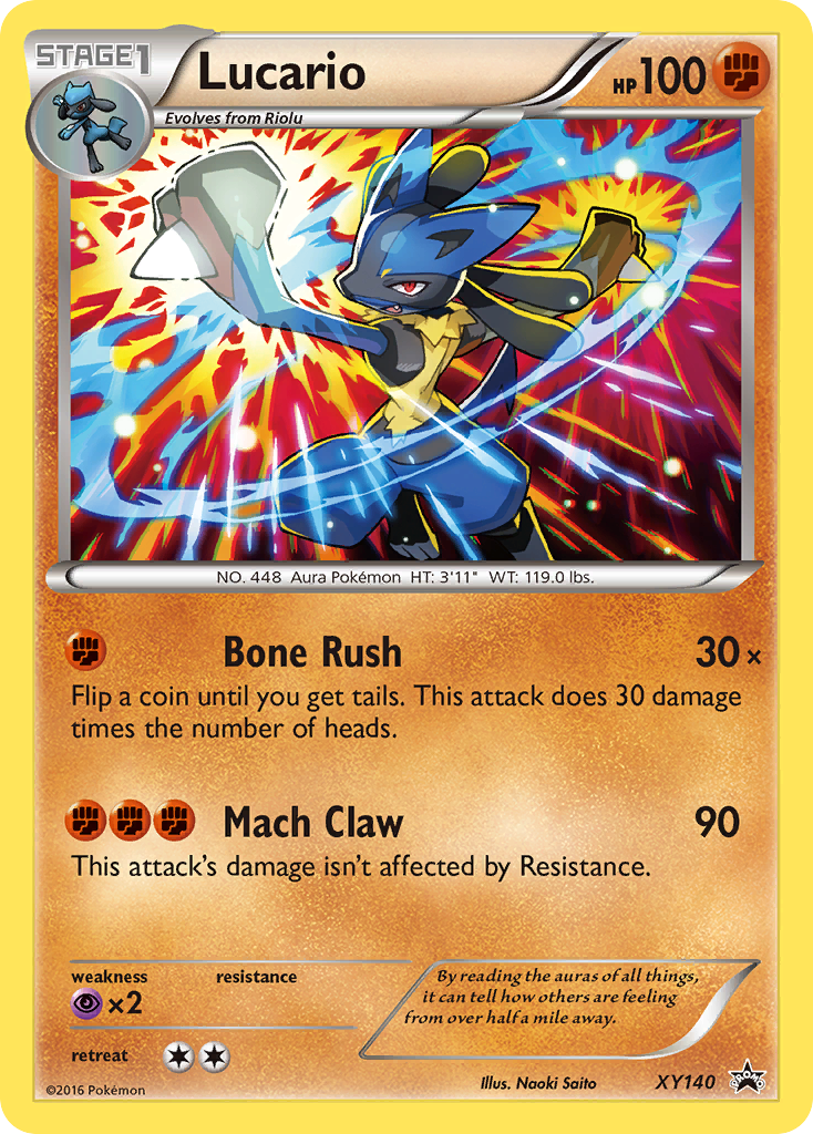 Lucario (XY140) [XY: Black Star Promos] | Jack's On Queen