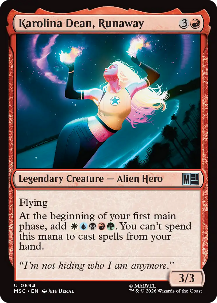 Karolina Dean, Runaway [Marvel Super Heroes Commander] | Jack's On Queen