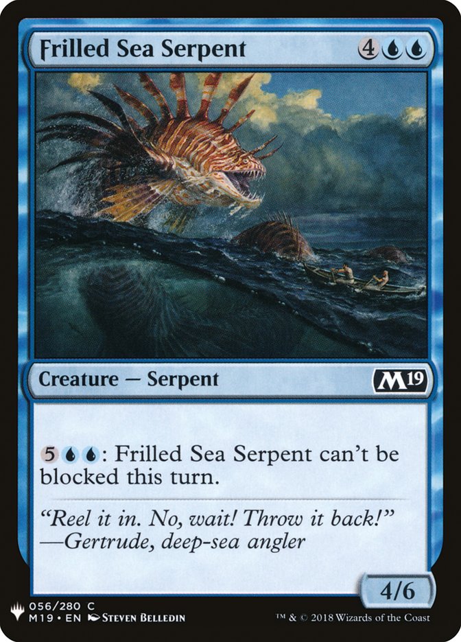 Frilled Sea Serpent [Mystery Booster] | Jack's On Queen