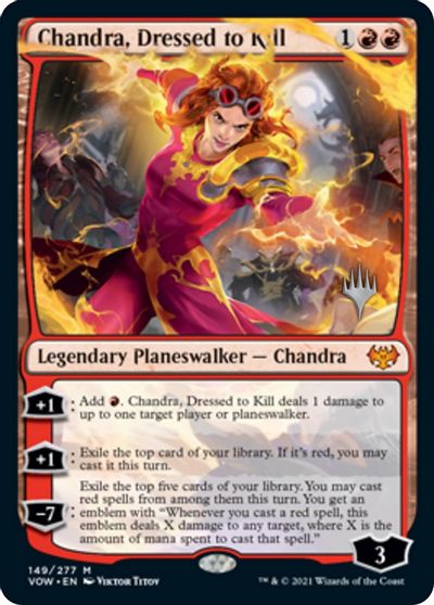 Chandra, Dressed to Kill (Promo Pack) [Innistrad: Crimson Vow Promos] | Jack's On Queen