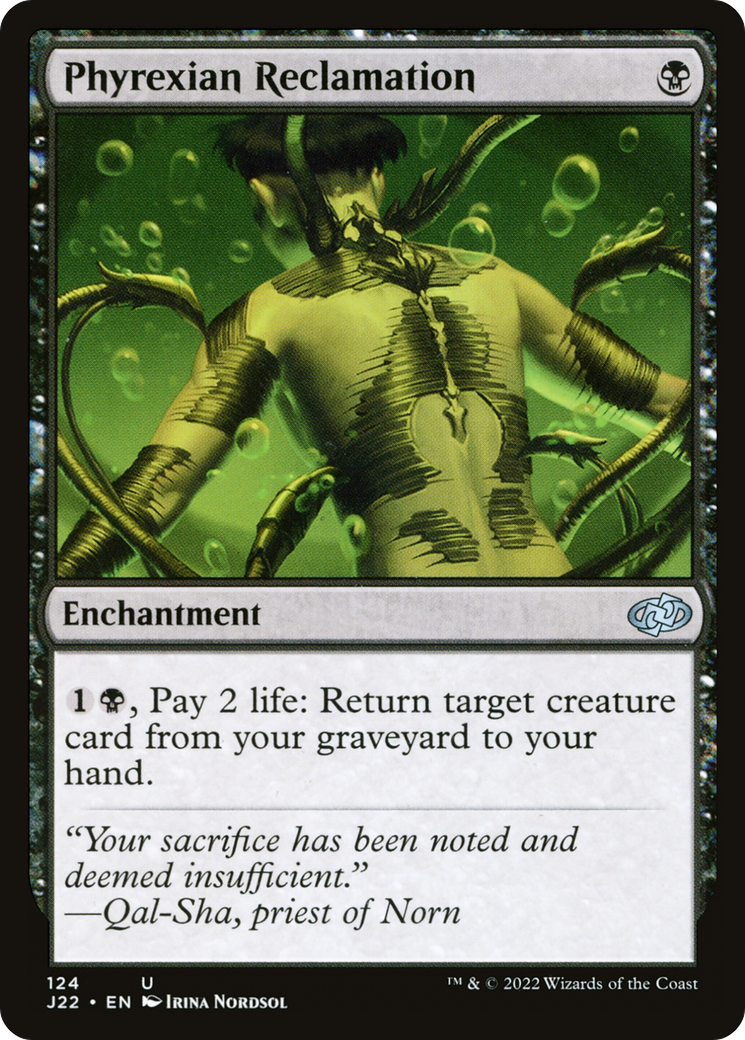 Phyrexian Reclamation [Jumpstart 2022] | Jack's On Queen