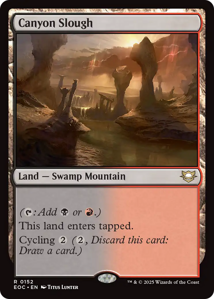 Canyon Slough [Edge of Eternities Commander] | Jack's On Queen