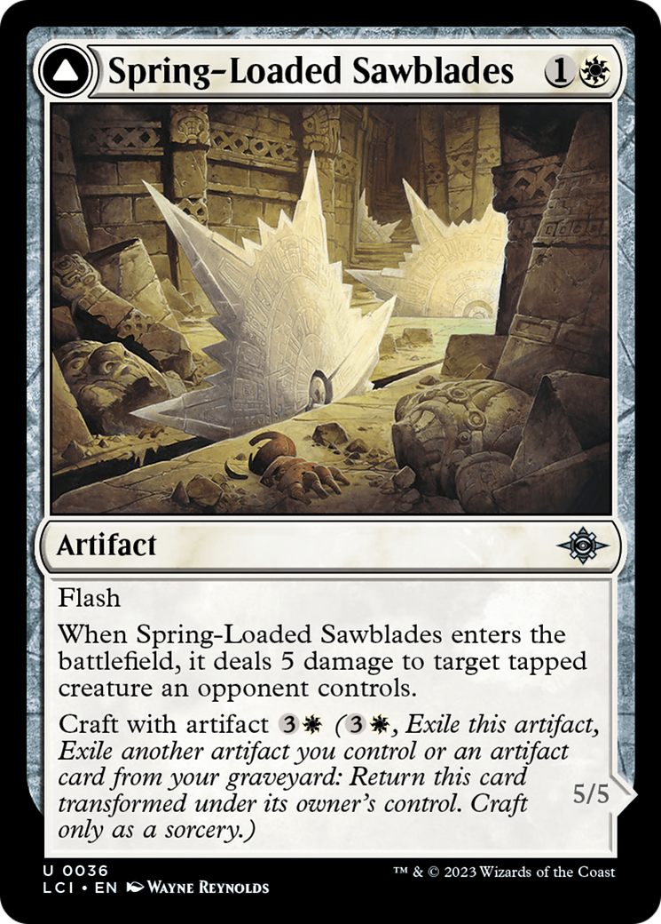 Spring-Loaded Sawblades // Bladewheel Chariot [The Lost Caverns of Ixalan] | Jack's On Queen