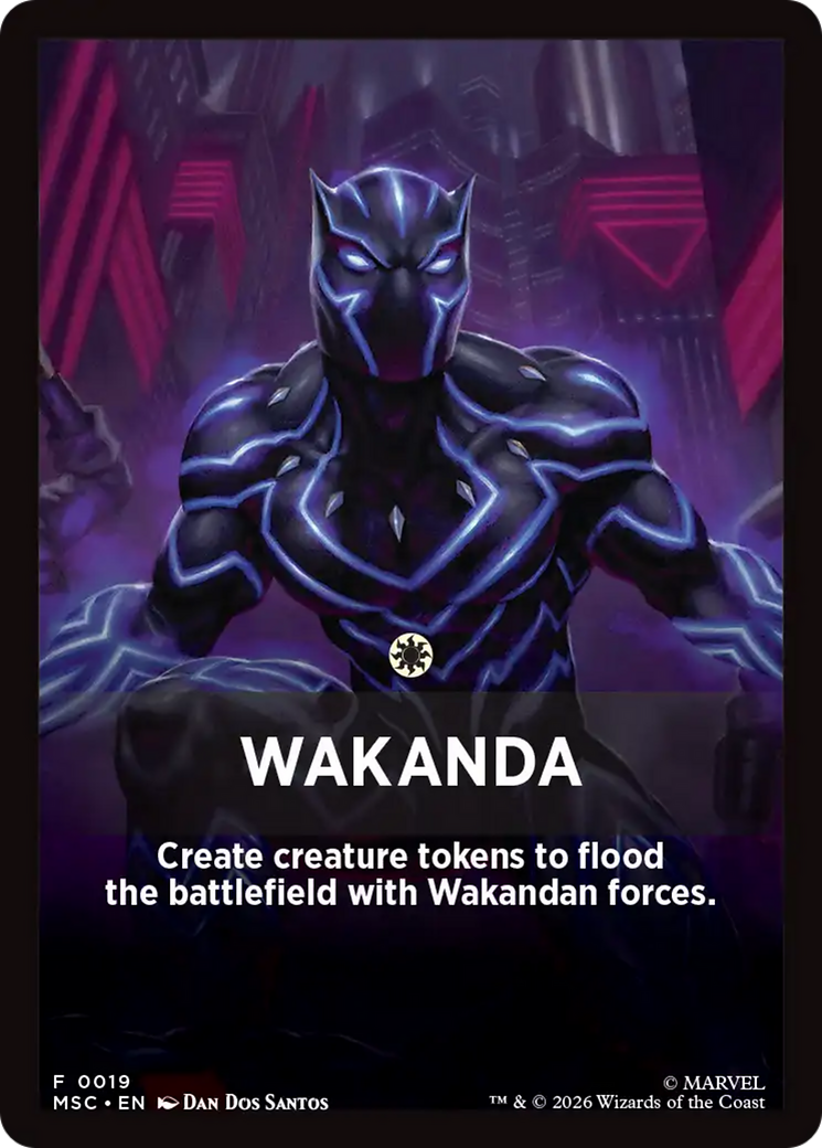 Wakanda Theme Card [Marvel Super Heroes Commander] | Jack's On Queen