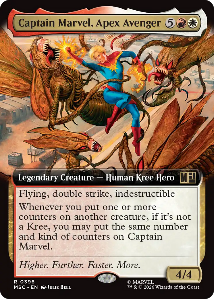 Captain Marvel, Apex Avenger (Extended Art) [Marvel Super Heroes Commander] | Jack's On Queen