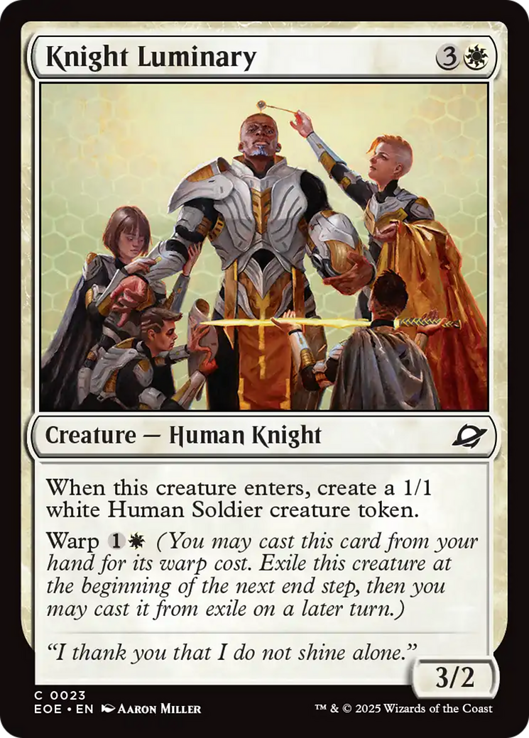 Knight Luminary [Edge of Eternities] | Jack's On Queen