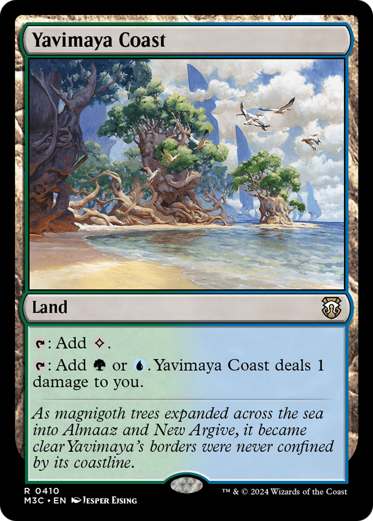 Yavimaya Coast (Ripple Foil) [Modern Horizons 3 Commander] | Jack's On Queen