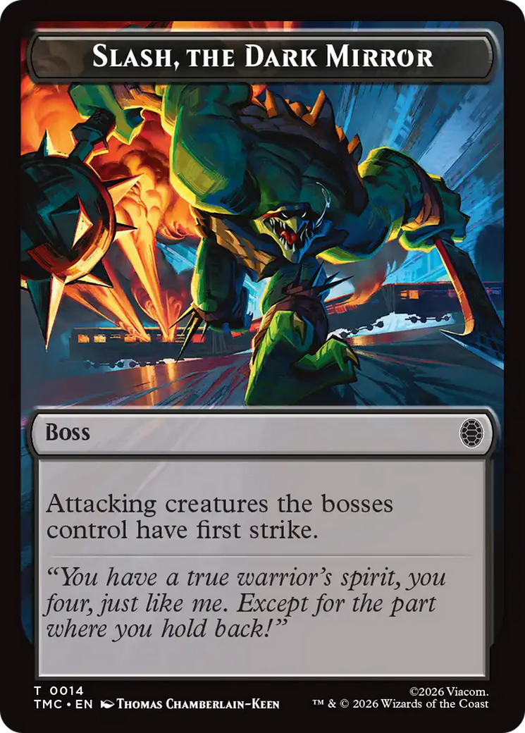 Slash, The Dark Mirror [Teenage Mutant Ninja Turtles Commander Tokens] | Jack's On Queen
