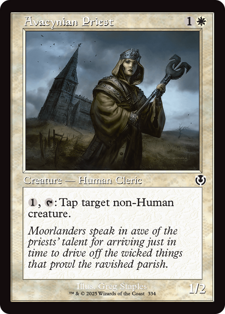 Avacynian Priest (Retro Frame) [Innistrad Remastered] | Jack's On Queen